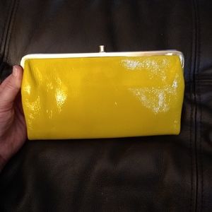 HOBO International Lauren  Yellow Patent Leather